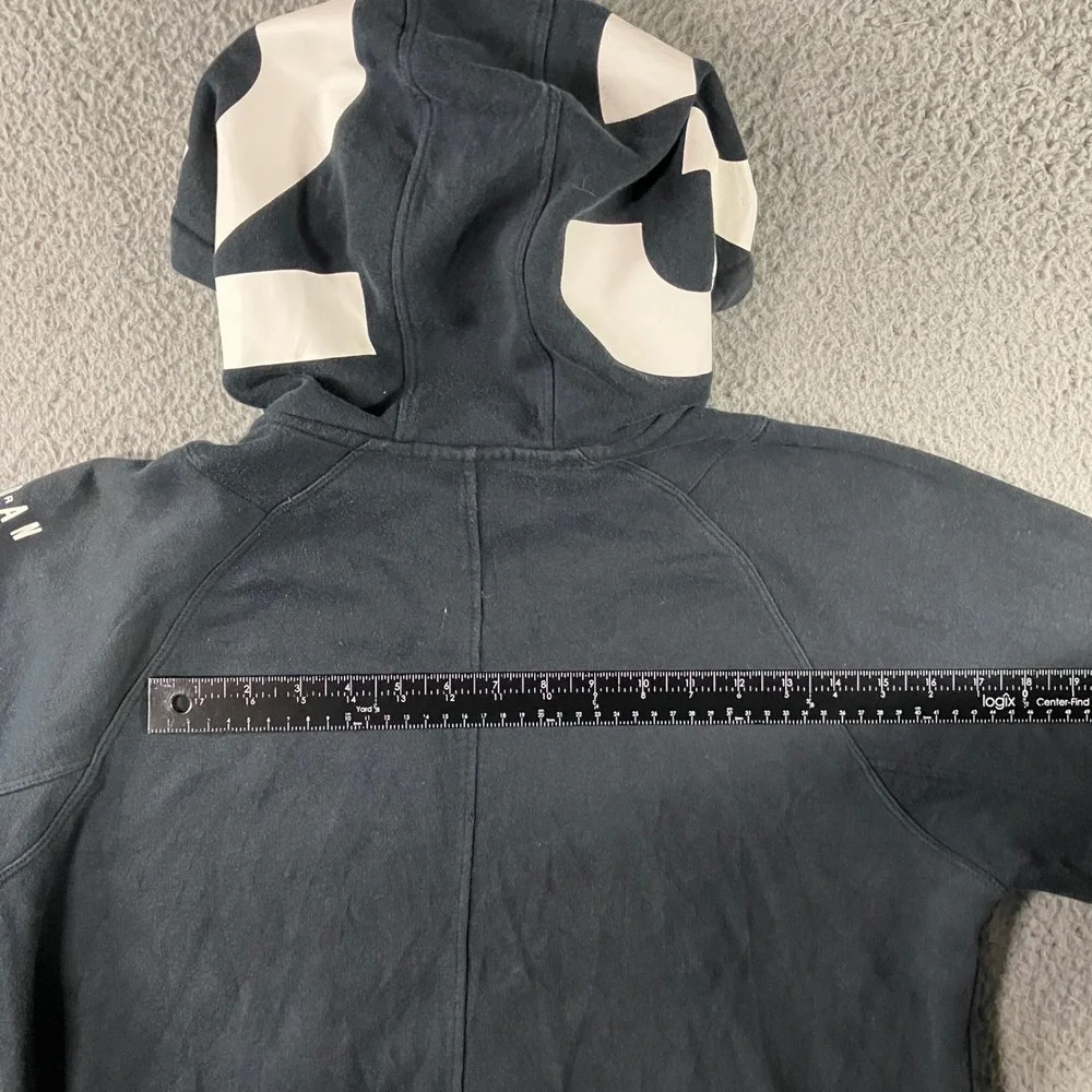 Jordan Full Zip Hoodie Men M Black‎ Graphic Sleeve Jumpman 23 Hood Hypebeast